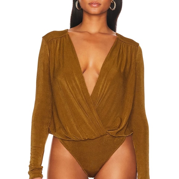 Free People Turnt Bodysuit - Golden Nugget - Picture 4 of 6